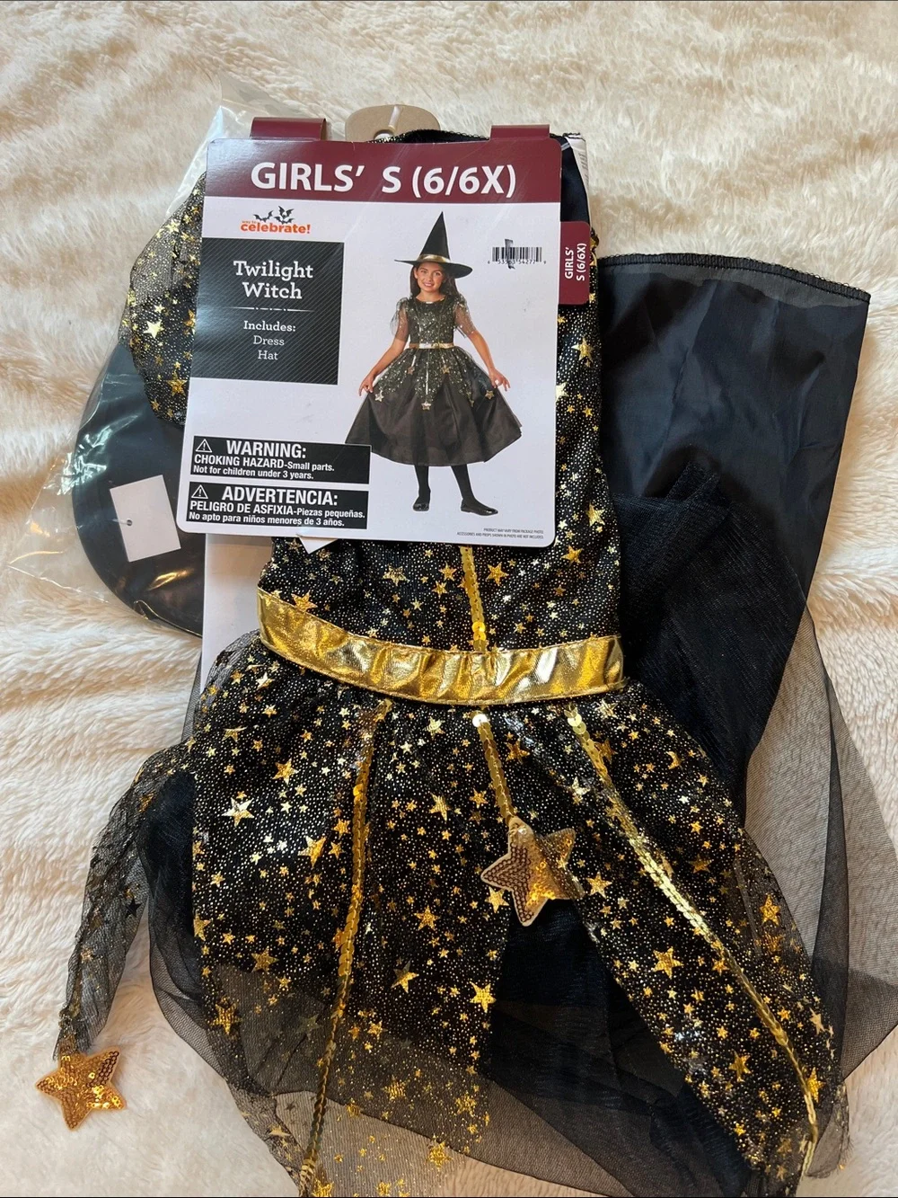 Girls  Twilight Witch costume Small 6/6X